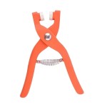 Set of 50 pieces for haberdashery, orange pliers, cufflinks, staples